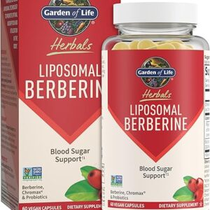 Liposomal Berberine Garden of Life - Suporte Eficaz ao Controle do Açúcar no Sangue