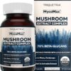 Complexo de Cogumelos com 70% Beta-Glucanos MycoMax - Aumente sua Cognição e Imunidade, Triquetra líquido e capsulas
