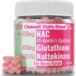 Gummies SHIZAM com N-Acetil Cisteína, Nattokinase e Glutathione - Suporte Antioxidante e Imunológico Completo