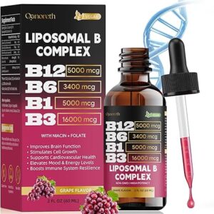 Suplemento Lipossomal de Vitamina B12 Methylcobalamin Qanoreth - Energia e Foco Aumentados