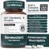 Benevolent GLP-1 Probiótico 60 Cápsulas - Suporte Natural para Controle de Peso e Metabolismo Saudável