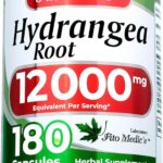 Cápsulas de Raiz de Hortênsia FITO MEDIC'S 180 Cápsulas - Suporte Ultra Eficaz para Saúde do Trato Urinário