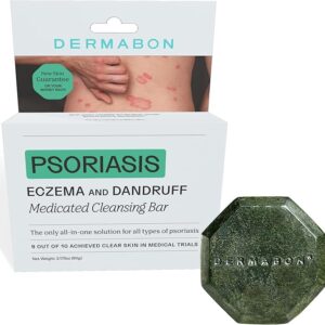 Sabonete Dermabon com 2% de Alcatrão - Controle de Psoríase, Dermatite e Caspa