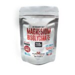 Magnesium Bisglycinate PureRawz 200g - Suporte Energético e Relaxamento Muscular com 99% de Pureza