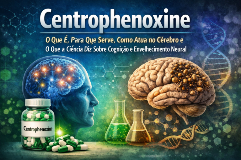 Centrophenoxine: O Que É, Para Que Serve, Como Atua no Cérebro e O Que a Ciência Diz Sobre Cognição e Envelhecimento Neural
