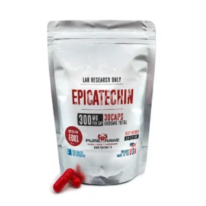 Epicatechin PureRawz 30 Cápsulas - Suplemento Natural para Crescimento Muscular e Saúde Cerebral - Cápsulas 300mg por cápsula/30ct/9000mg