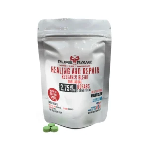 Blend de Peptídeos para Cura e Reparação - BPC-157, TB-500 e GHK-Cu 60 Tabletes - Sublingual comprimidos 2.75mg por comprimido/60ct/165mg