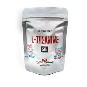 L-Theanine PureRawz 200mg - Suplemento Nootrópico para Relaxamento e Melhoria Cognitiva - Pó 50g