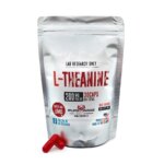 L-Theanine PureRawz 200mg - Suplemento Nootrópico para Relaxamento e Melhoria Cognitiva - Cápsulas 200mg por cap/30ct/6g