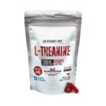 L-Theanine PureRawz 200mg - Suplemento Nootrópico para Relaxamento e Melhoria Cognitiva - Cápsulas 200mg por cap/60ct/12g