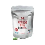 Methylene Blue PureRawz 120 Cápsulas - 99% Pureza para Melhora Cognitiva e Energia - Comprimidos 20mg por comprimido/60ct/1200mg