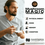 Mushroom Magic Powder Blend Nootropics Depot - Suporte Cognitivo e Vitalidade Natural Sem Cafeína - 6