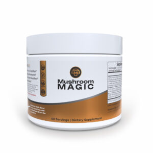 Mushroom Magic Powder Blend Nootropics Depot - Suporte Cognitivo e Vitalidade Natural Sem Cafeína