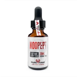 Noopept Liquid PureRawz 30ml - Potencialize sua Cognitividade com 99% de Pureza Testada - Líquido 30ml/167mg por ml/5000mg