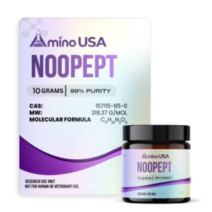 Noopept Amino USA 10g - Potencialize sua Memória com Neuroproteção e Aumento Cognitivo