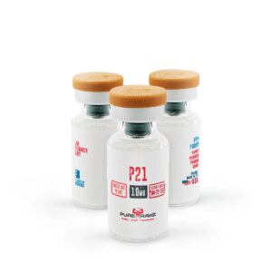 Peptídeo P21 PureRawz 5mg - 99% Pureza para Pesquisa em Câncer e Ciclo Celular - Peptide 10mg