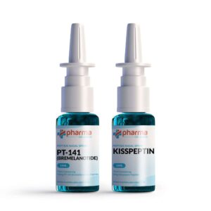 PT-141 Kisspeptin Nasal Spray Combo 15ml e 30ml - Aumento Natural da Libido e Função Erétil - 15ml Combo