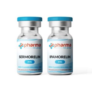 Combo de Sermorelin & Ipamorelin Pharma Lab Global 2mg - Aumenta Hormônio de Crescimento e Vitalidade