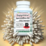 Rapymine RevGenetics 120 Cápsulas - Suporte à Autophagia e Antienvelhecimento com Espermidina