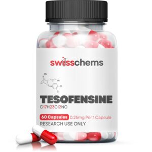 Tesofensine Swiss Chems 60 Cápsulas - Emagrecimento Eficaz com Inibidor de Recaptação Triplo