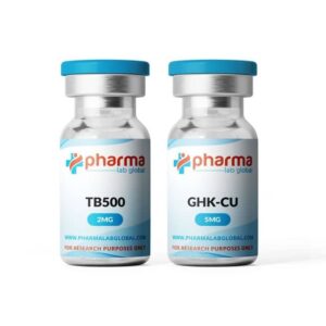 TB500 & GHK-Cu Pharma Lab Global 2mg/5mg - Potente Combinação para Cicatrização e Rejuvenescimento da Pele