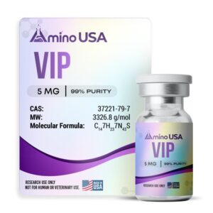 VIP 5mg Amino USA - Peptídeo Liofilizado para Neuroproteção e Resposta Inflamatória