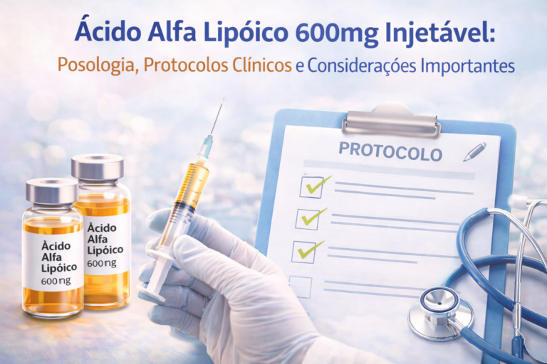 Ácido Alfa Lipóico 600mg Injetável: Posologia, Protocolos Clínicos e Considerações Importantes