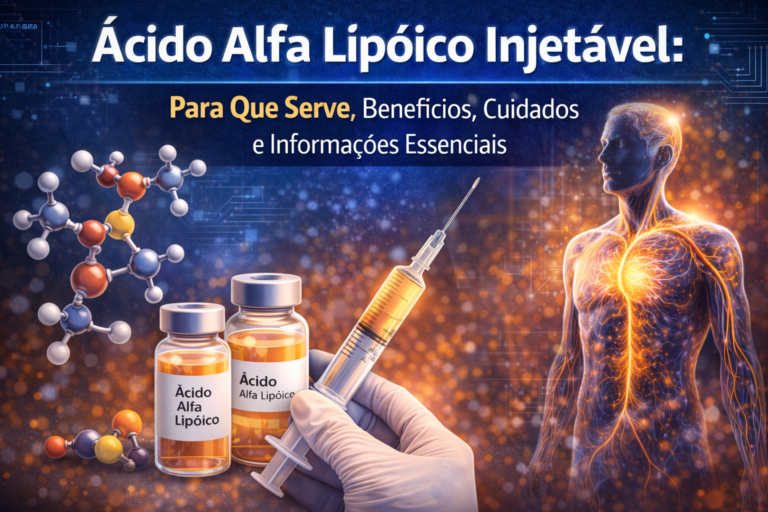 Ácido Alfa Lipóico Injetável: Para Que Serve, Benefícios, Cuidados e Informações Essenciais