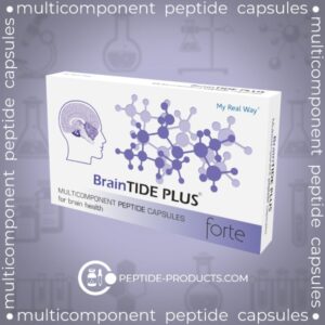 Brain TIDE PLUS FORTE My Real Way - Suplemento para Função Cognitiva e Resistência ao Estresse