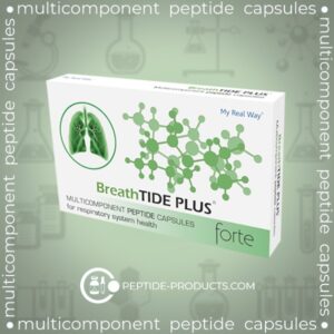 Breath TIDE PLUS FORTE - Bioregulator Natural para Brônquios e Pulmões com 30 Cápsulas