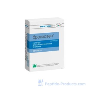 Bronchogen Peptide Bio 60 Cápsulas - Suplemento para Saúde Respiratória e Imunidade