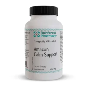 Amazon Calm Support Rainpharm 120 Cápsulas - Fórmula Natural para Gerenciar o Estresse e Promover Relaxamento