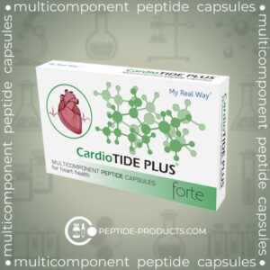 Cardio TIDE PLUS FORTE My Real Way - Peptídeos para Coração Saudável com 30 Cápsulas