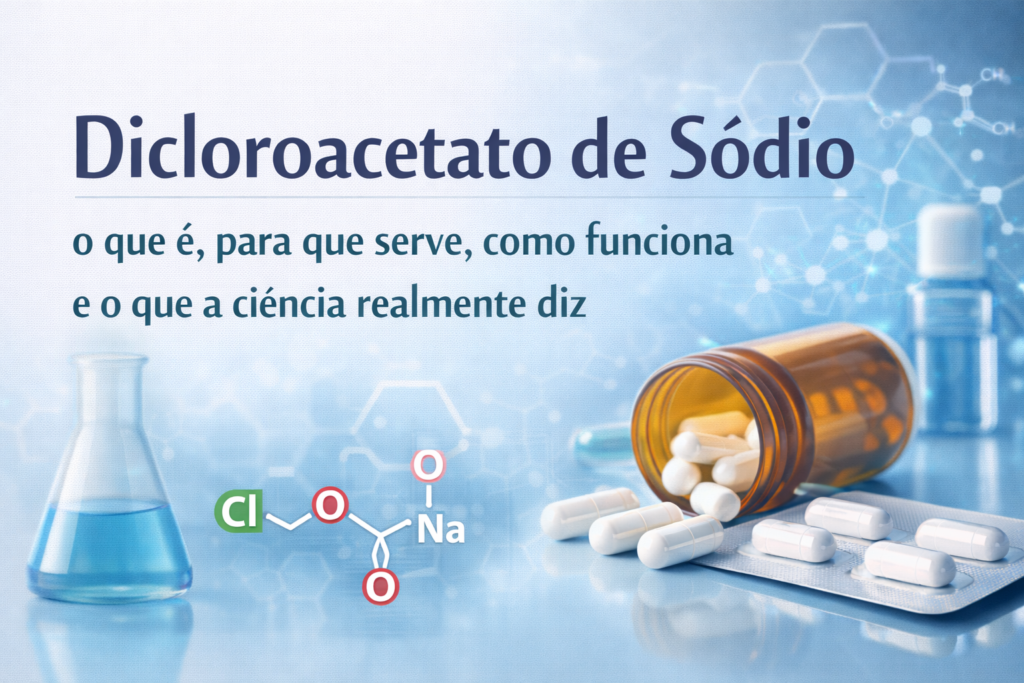 Dicloroacetato de Sódio: o que é, para que serve, como funciona e o que a ciência realmente diz