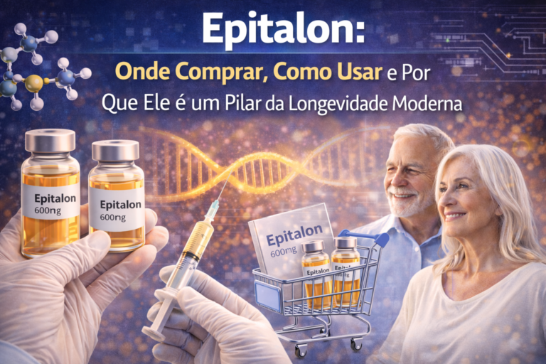 Epitalon: Onde Comprar, Como Usar e Por Que Ele é um Pilar da Longevidade Moderna
