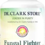 Fungal Fighter - Suporte Natural à Saúde Fúngica com 60 Cápsulas, Dr. Clark