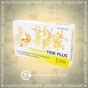 Hyperacid TIDE PLUS FORTE - Peptídeos Bioregulators para Hipercidose e Saúde Gástrica