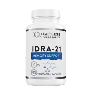 IDRA-21 Limitless Nootropics 90 Cápsulas - Aprimore seu Foco e Memória