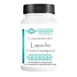 Lapacho Rainpharm 100 Cápsulas - Pau d'arco Antioxidante de 500 mg para Saúde e Bem-Estar - 2