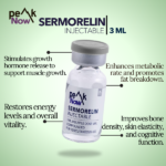 Sermorelin Peak Curative 3mg/ml - Estímulo Natural de HGH