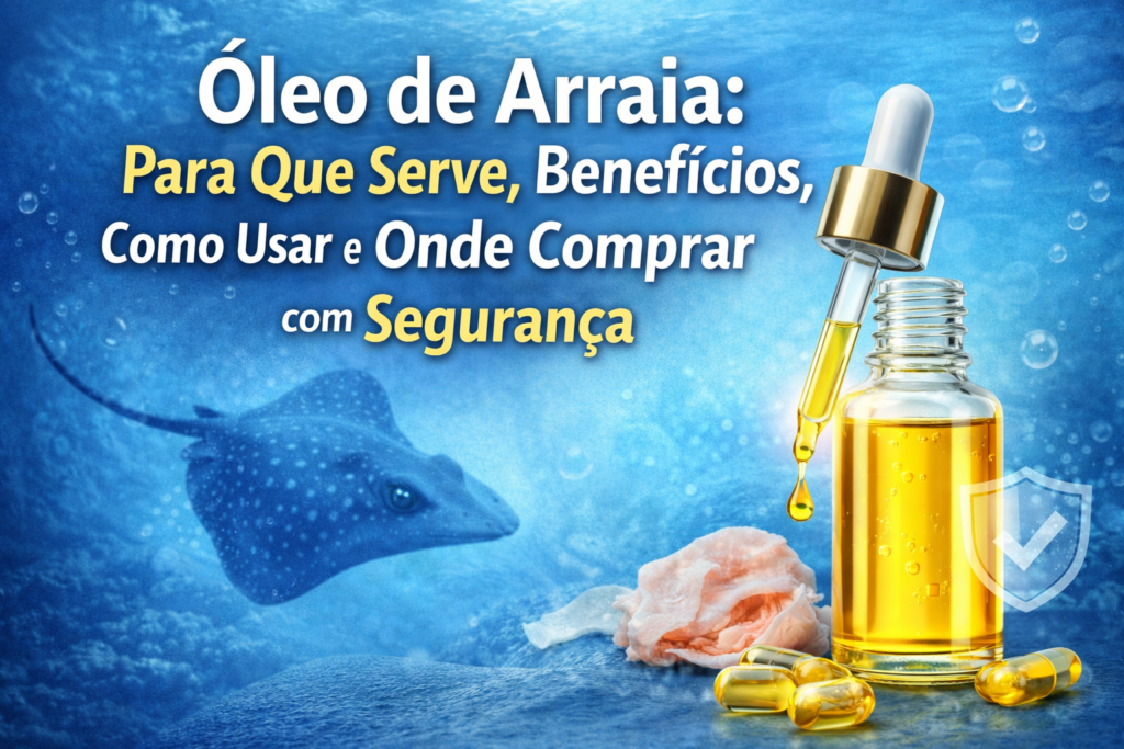 Óleo de Arraia: Para Que Serve, Benefícios, Como Usar e Onde Comprar com Segurança