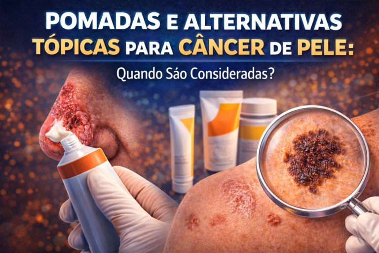 Pomadas e Alternativas Tópicas para Câncer de Pele: Quando São Consideradas?