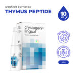 Crystagen Lingual Cytogens 10 ml - Suplemento Peptídico para Fortalecer o Sistema Imunológico