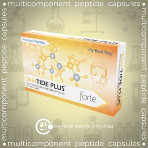 Skin TIDE PLUS FORTE - Peptide Bioregulator para Saúde da Pele com 30 Cápsulas Eficazes