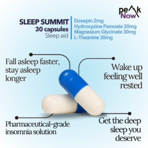 Cápsulas Sleep Summit Peak - 30 Unidades para Um Sono Revitalizante