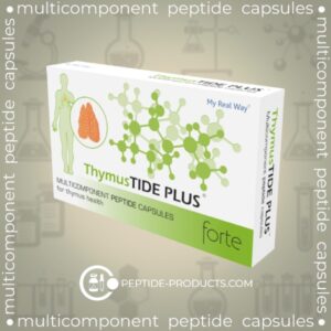 Thymus TIDE PLUS FORTE - Complexo Peptídico para Regeneração da Imunidade com 30 Cápsulas