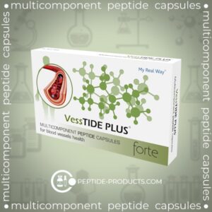 Vess TIDE PLUS FORTE - Bioregulator Peptídico para Saúde Vascular com 30 Cápsulas