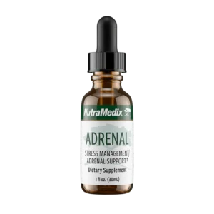Adrenal NutraMedix 1oz - Suporte Adrenal com Ervas Adaptogênicas para Energia e Estresse