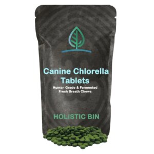 Chlorella Canina Holistic Bin 100 Tabletes - Suplemento Natural para Saúde e Bem-Estar dos Cães