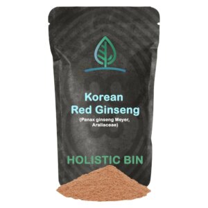 Pó de Ginseng Vermelho Coreano Panax 100g - Aumente sua Energia e Vitalidade Naturalmente